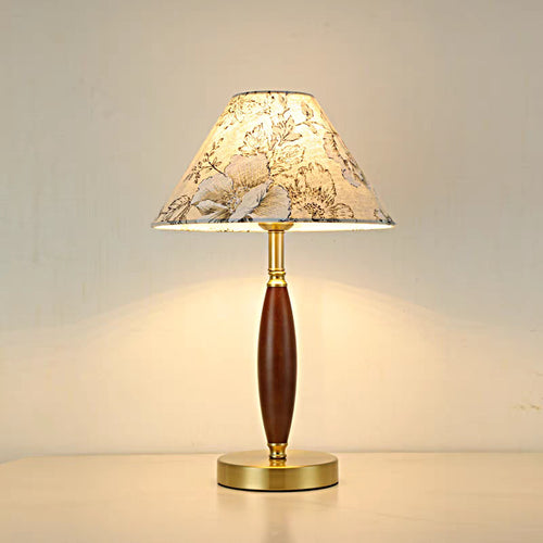 Florale Akzent Tischlampe