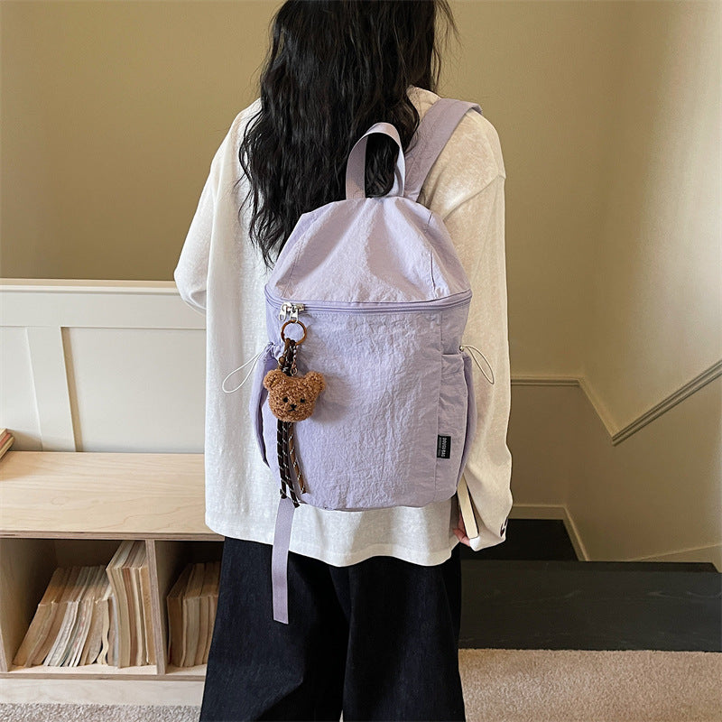 Lässiger Weicher Stoff Rucksack Karnz