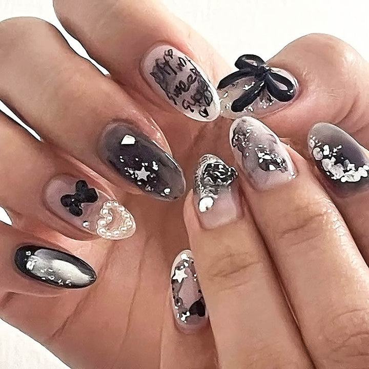 Künstlerische Multi-Design Nagelverstärkungen Karnz