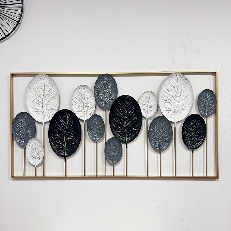Dekorative Metallblatt-Wandkunstskulptur Karnz