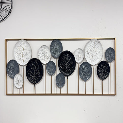 Dekorative Metallblatt-Wandkunstskulptur Karnz