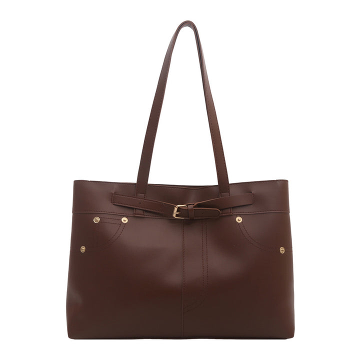 Chic Faux Leder Tote Bag