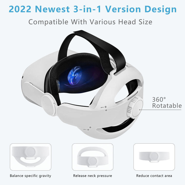 Anpassbarer VR-Headset Halteband Karnz