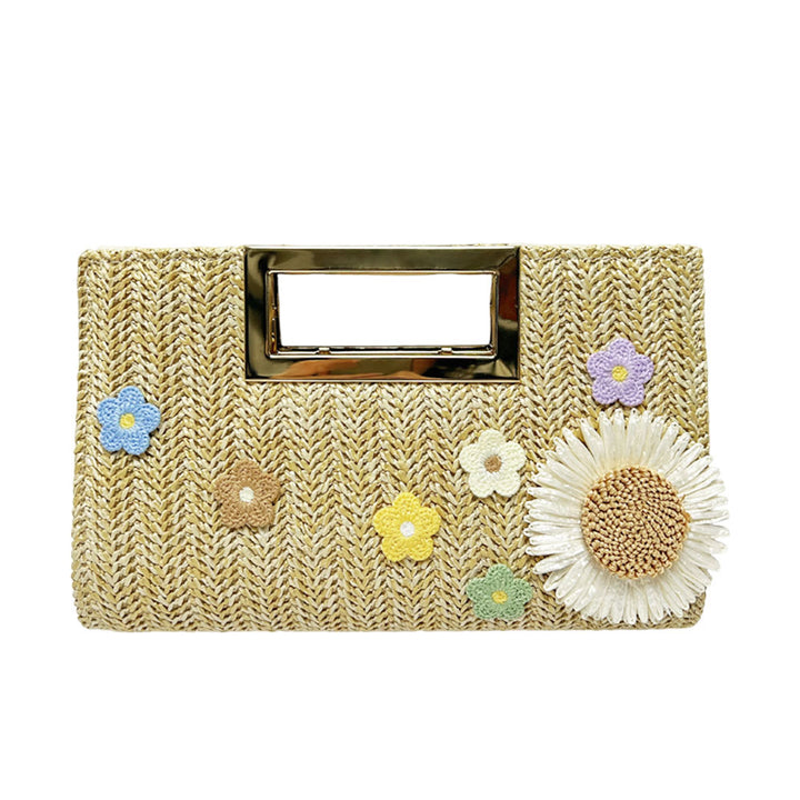 Dekorative Blumen-Handtasche