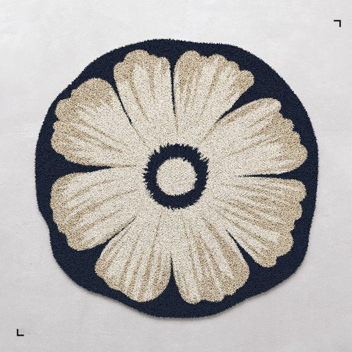 Blumenförmiger Teppich 1789754099