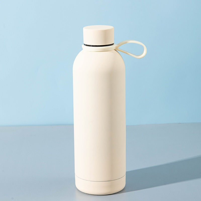 Damen stilvolle Edelstahl-Trinkflasche mit innovativem Verschluss Karnz