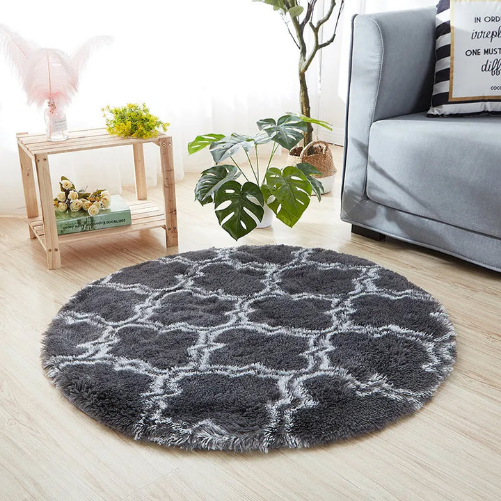 Runder dekorativer Teppich Karnz