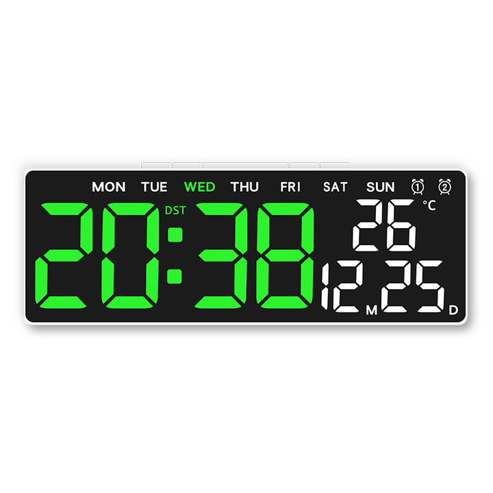 Digitaler Wetterwecker mit Großem Led-Display und Temperaturanzeige Karnz