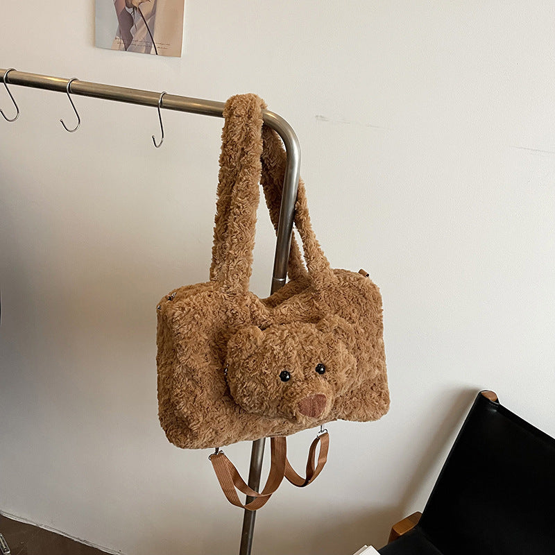 Plüsch-Handtasche mit Bärenmotiv Karnz