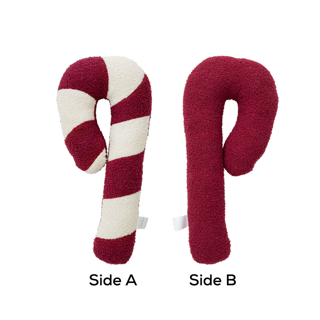 Reisekissen im Candy-Cane-Design mit ergonomischer Nackenstütze