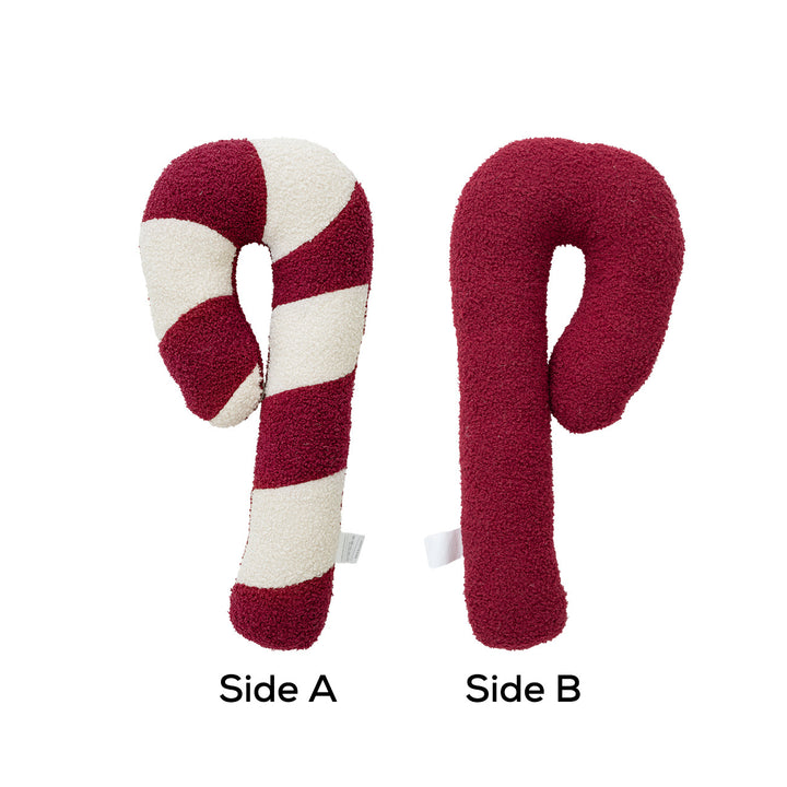 Reisekissen im Candy-Cane-Design mit ergonomischer Nackenstütze