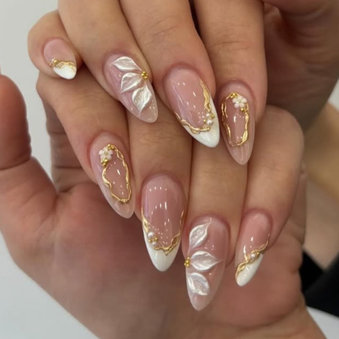 Premium Künstlerischer Press-On Nagel Set