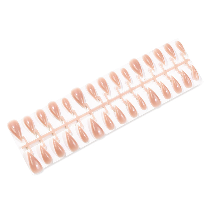 Künstlerisches Stiletto Press-On Nagelset mit glänzendem Finish Karnz
