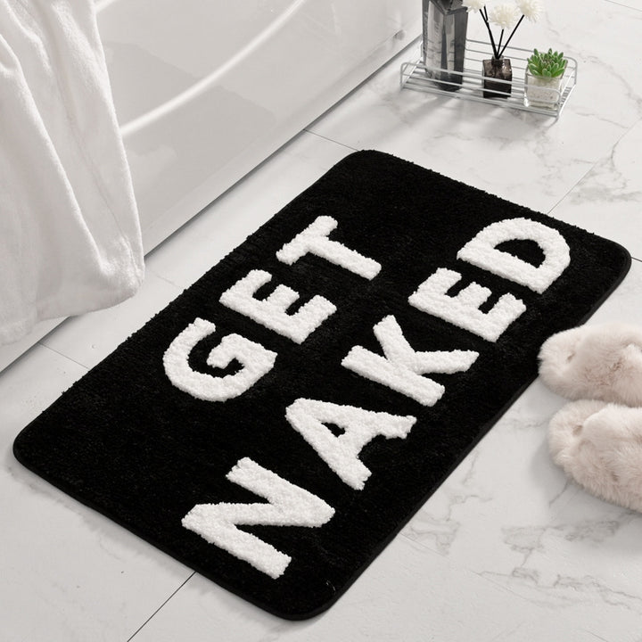 Plüsch Badezimmer Zitat Matte Karnz