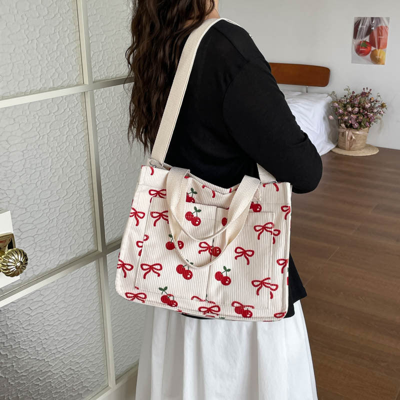 WoFloral Print Utility Tote Bag Karnz