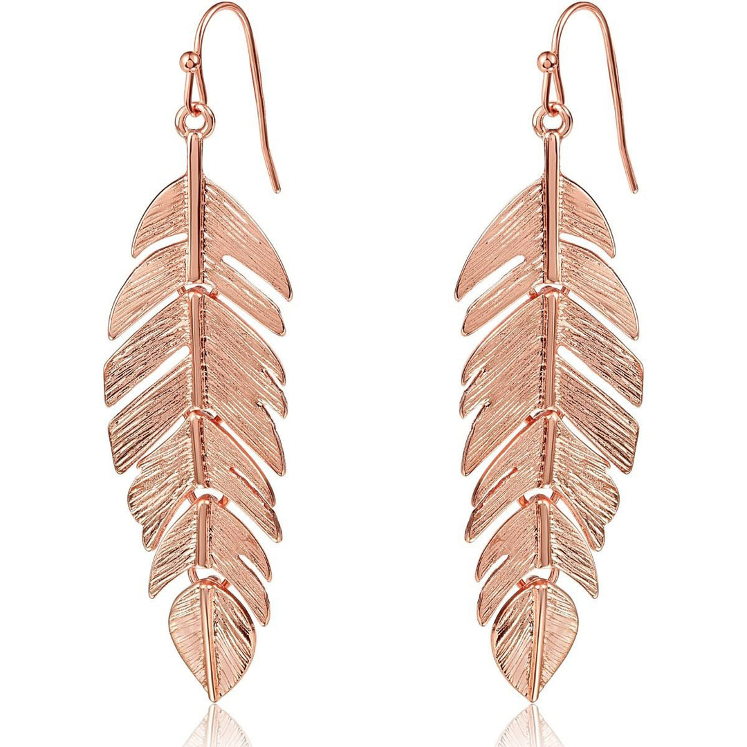 Blatt Design Ohrringe Karnz