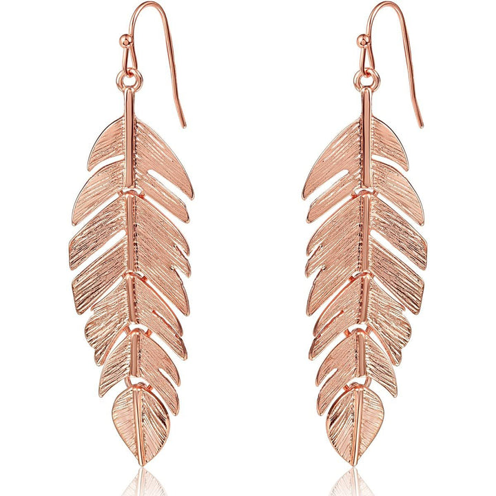 Blatt Design Ohrringe Karnz