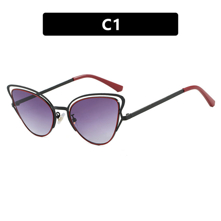 Damen Cat-Eye Brille mit edlem Metallrahmen und komfortabler Passform Karnz