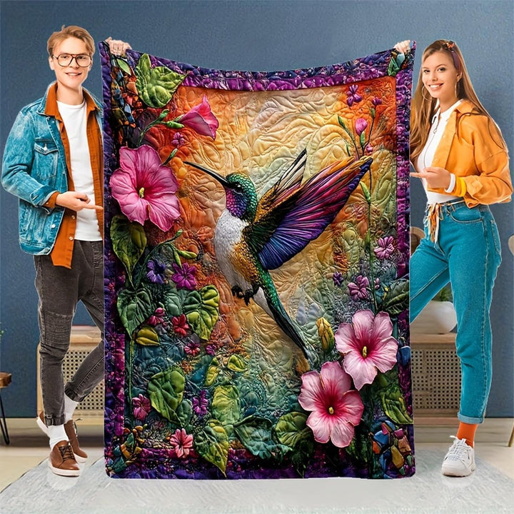 Künstlerische Blumenwurfdecke