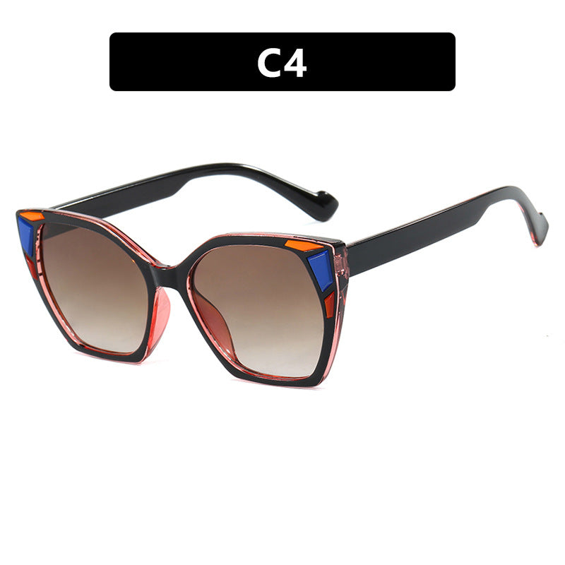Damen modische Geometrische Designerbrille Karnz
