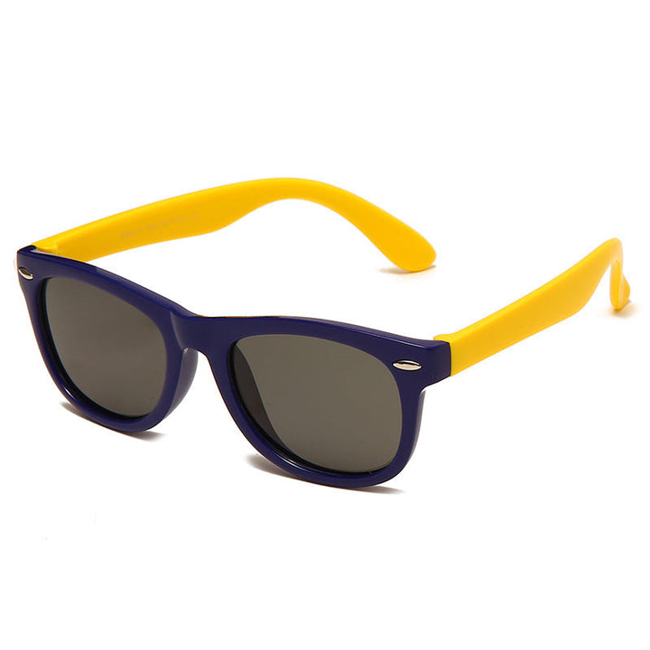Karnz | Kinder Flex Sonnenbrille mit flexiblem und robustem Rahmen