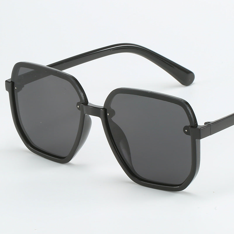 Damen geometrische Sonnenbrille im modernen Design Karnz