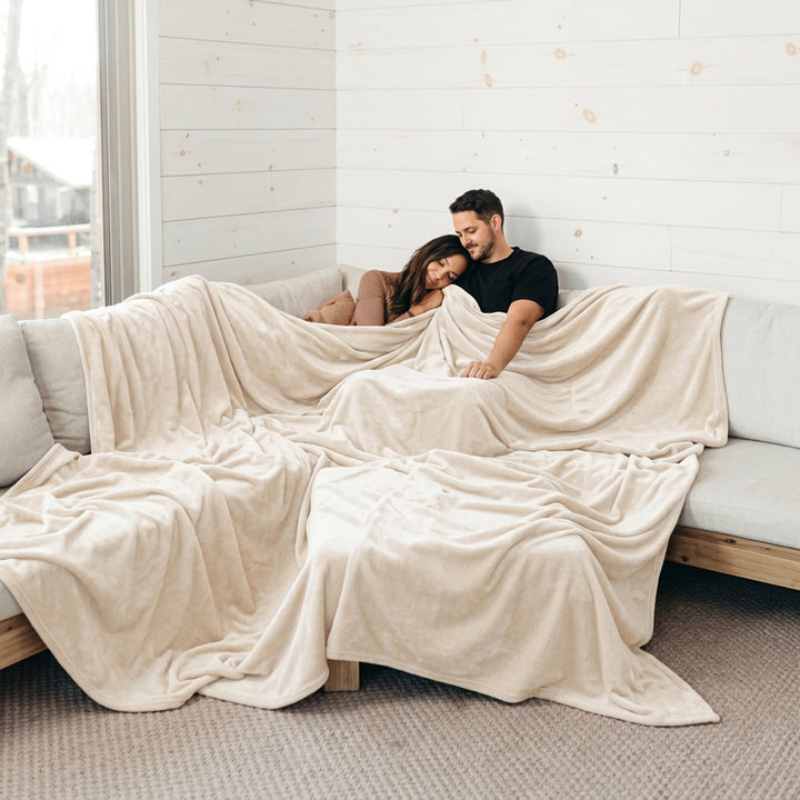Gemütliche Fleece-Decke