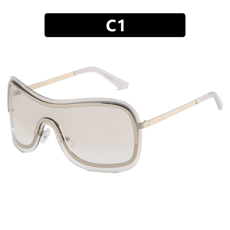 Damen sportliche Oversized-Sonnenbrille mit elegantem Design Karnz