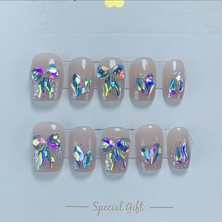 Künstlerisches Strass-Nagelkunst-Set Karnz