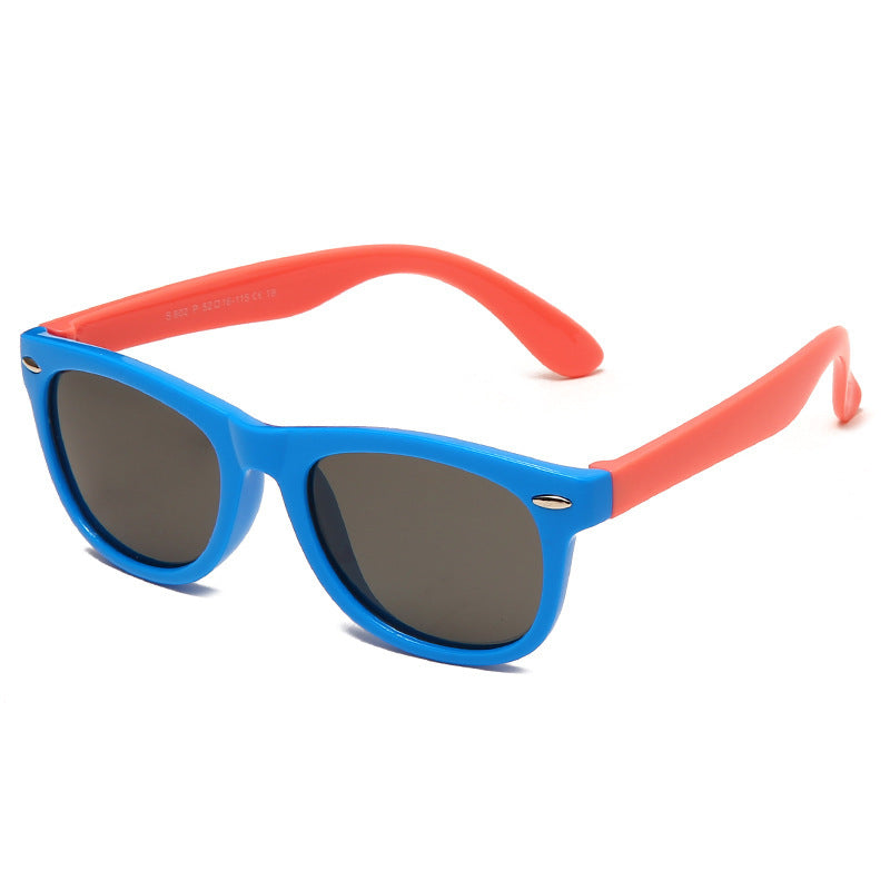 Karnz | Kinder Flex Sonnenbrille mit flexiblem und robustem Rahmen