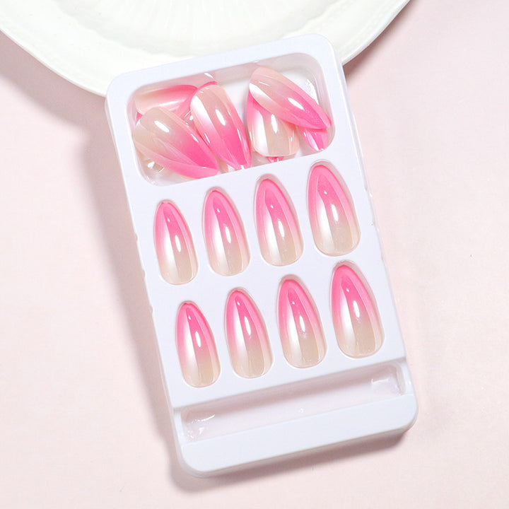 Elegante Ombre Stiletto Press-On Nägel Karnz