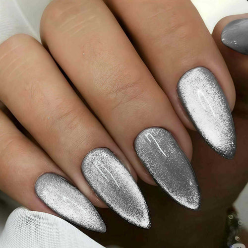 Glamouröse schimmernde Press-On-Nagelspitzen Karnz