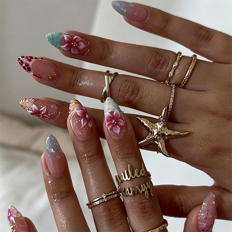 Luxus Nagelkunst-Set mit galaktischen Motiven Karnz