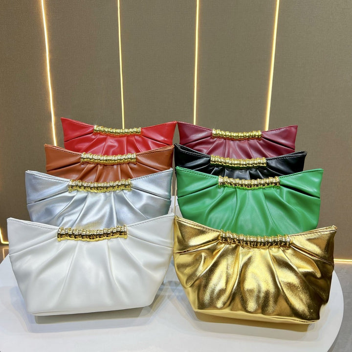 Stilvolle gefältete Handtasche