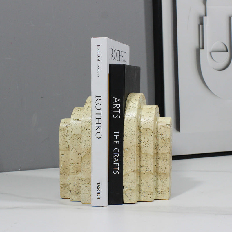 Dekorative Architektonische Buchstützen