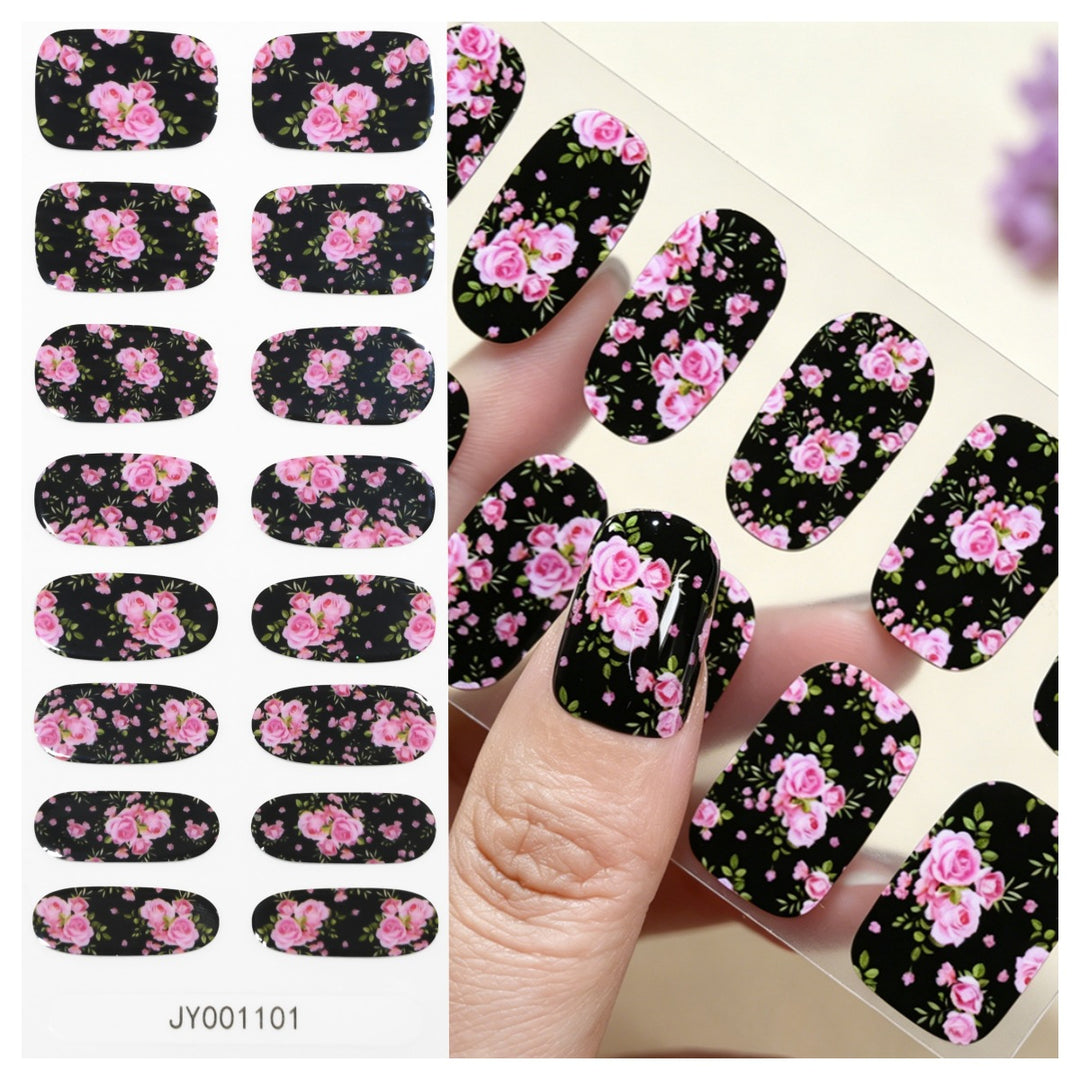 Blumendesign-Nagelwraps