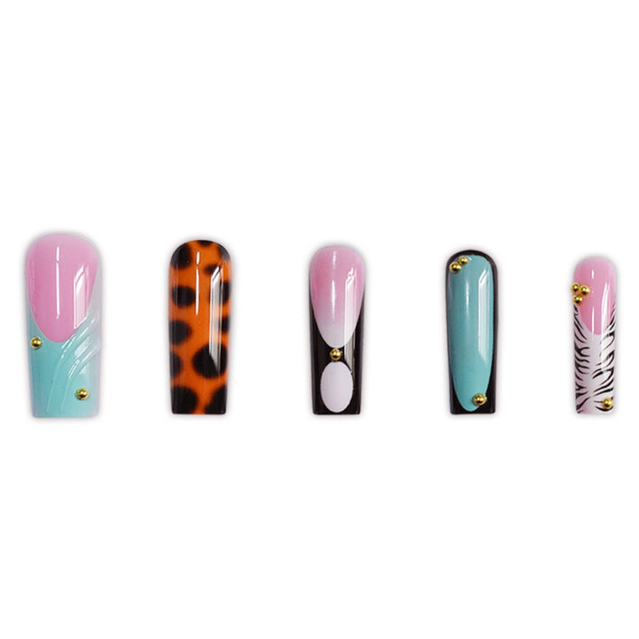 Künstlerische lange Acryl-Nagelverzierungen Karnz