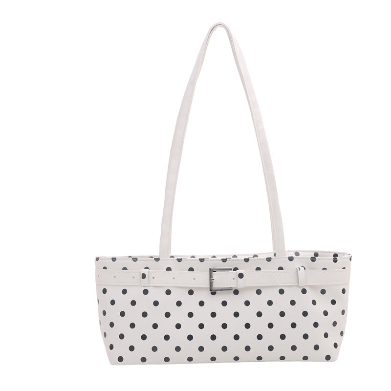 Polka Dot Mode Schultertasche