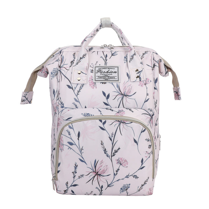 Blumenmuster Multi-Funktions-Wickelrucksack Karnz