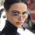 Damen sportliche Sonnenbrille mit modischem Metallschutz Karnz