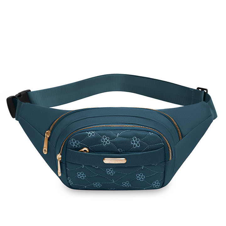 Elegante floral designte Gürteltasche Karnz