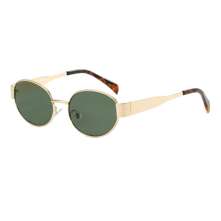 Damen modische Sonnenbrille im eleganten ovalen Design Karnz