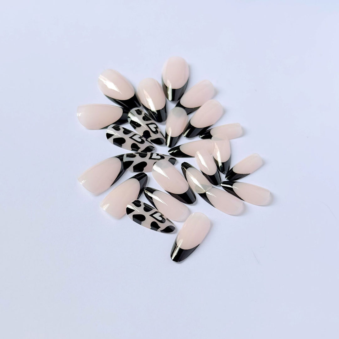 Elegantes Spitz-Französisches Tipps-Nagelkunst-Set