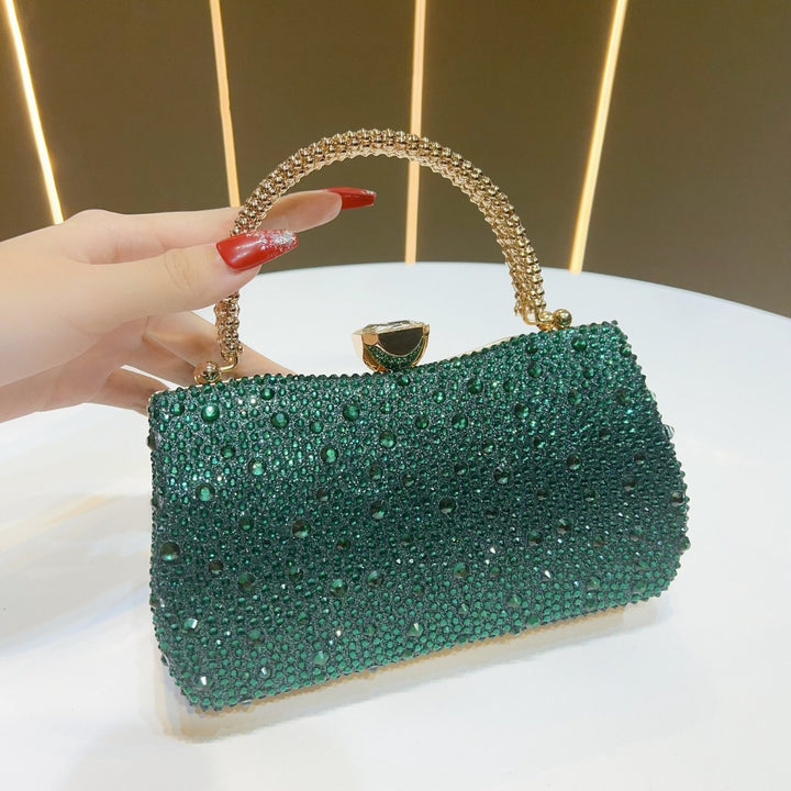 Elegante mit Strass verziertes Clutch