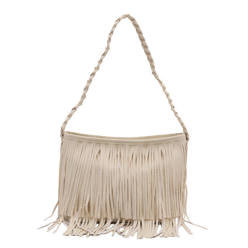 Bohemian Fransen Schultertasche Karnz