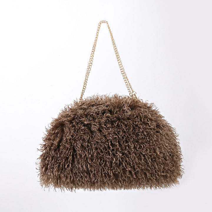 Fluffige Flauschtasche