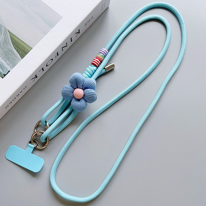 Dekorativer Blumenanhänger Handy-Lanyard Karnz