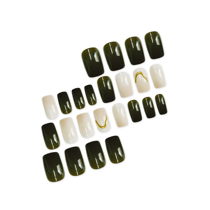 Künstlerisches Press-On-Nageldesign Karnz
