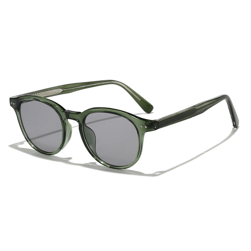 Damen runde modische Sonnenbrille mit UV-Schutz Karnz