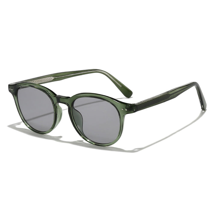 Damen runde modische Sonnenbrille mit UV-Schutz Karnz